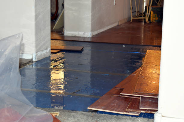 Professional Water Extraction technician working in Montgomery, IL